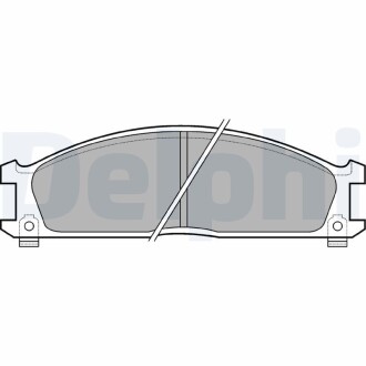 Гальмівні(тормозні) колодки Delphi LP543