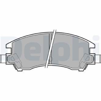 Тормозные колодки, дисковый тормоз.) Delphi LP547