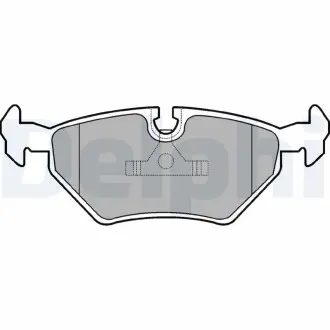 Тормозные колодки дисковые BMW 5(E34)/7(E28) "R "88-96 Delphi LP555