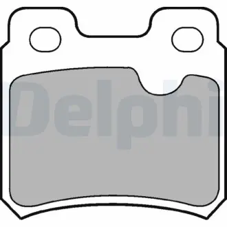 A_Гальмівні колодки дискові OPEL/SAAB Astra/Calibra/Kadett/Vectra/900 "R "86-97 Delphi LP586