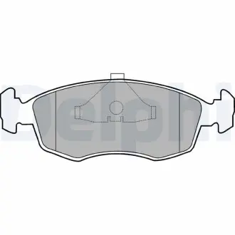 Комплект тормозных колодок из 4 шт. дисков Delphi LP587