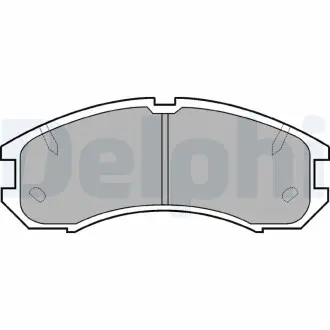 Тормозные колодки, дисковый тормоз.) Delphi LP595