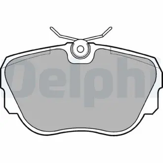 Тормозные колодки дисковые BMW 3(E30) "F "88-94 Delphi LP596