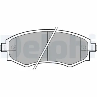 Гальмівні(тормозні) колодки Delphi LP606