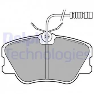 Комплект тормозных колодок из 4 шт. дисков Delphi LP608