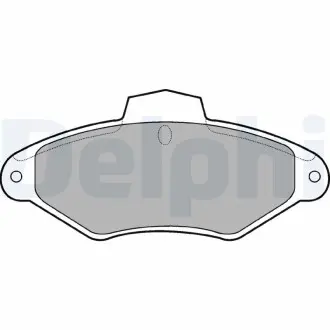 Тормозные колодки Delphi LP787