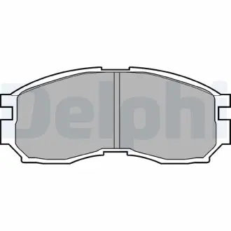 Тормозные колодки дисковые MITSUBISHI Colt/Eclipse/Galant/Lancer/Spacewagon "F "88-04 Delphi LP803