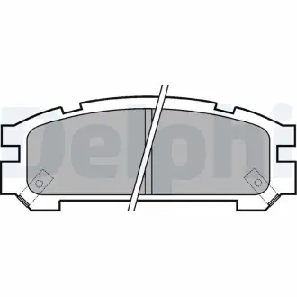 Тормозные колодки Delphi LP814