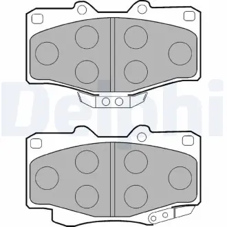 Тормозные колодки дисковые TOYOTA Hilux/Land Cruiser "F "89-05 Delphi LP854