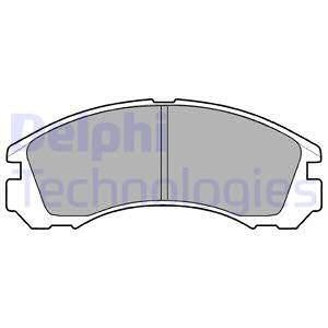 Комплект тормозных колодок из 4 шт. дисков Delphi LP871 (фото 1)