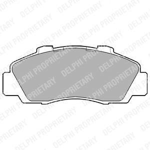 Тормозные колодки, дисковый тормоз.) Delphi LP872 (фото 1)