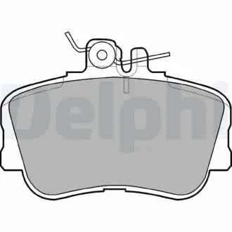 Гальмівні(тормозні) колодки Delphi LP881