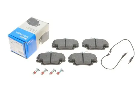 Колодки тормозные (передние) Dacia Logan 04-/Renault Symbol/Clio/Megane/Peugeot 309 (с датчиком) (TRW) Delphi LP885