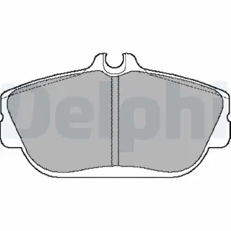 Тормозные колодки Delphi LP887