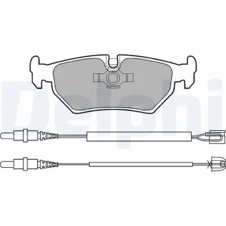 Гальмівні(тормозні) колодки Delphi LP910