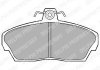 Тормозные колодки дисковые HONDA/ROVER Civic/25/45/200/400/800 ''F''91-06 Delphi LP911 (фото 1)