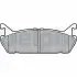Тормозные колодки дисковые SUZUKI/DAIHATSU/MAZDA Baleno/Applause/MX5/323/RX7 &quot;F &quot;89-02 Delphi LP931 (фото 1)