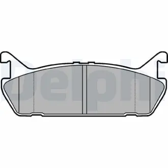 Тормозные колодки дисковые SUZUKI/DAIHATSU/MAZDA Baleno/Applause/MX5/323/RX7 "F "89-02 Delphi LP931