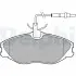 Тормозные колодки дисковые CITROEN/PEUGEOT Xsara/406/607 &quot;F &quot;96&gt;&gt; Delphi LP986 (фото 1)
