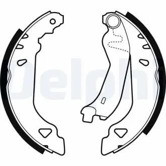 Барабанные(тормозные) колодки Delphi LS1378