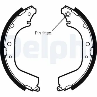 Барабанные(тормозные) колодки Delphi LS1406
