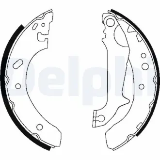 Барабанні(тормозні) колодки Delphi LS1683