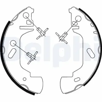Барабанні(тормозні) колодки Delphi LS1701