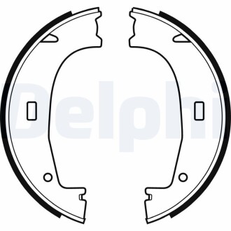 Барабанні(тормозні) колодки Delphi LS1704