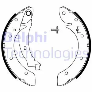 Гальмівні колодки, барабанні Delphi LS1716