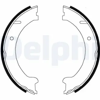 Барабанні(тормозні) колодки Delphi LS1832