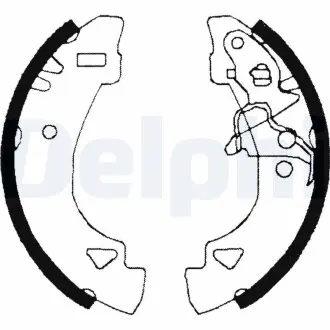 Барабанные(тормозные) колодки Delphi LS1860