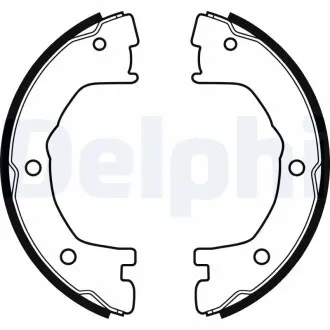 Барабанные(тормозные) колодки Delphi LS1919