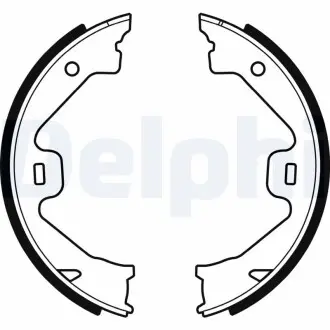Барабанные(тормозные) колодки Delphi LS1930