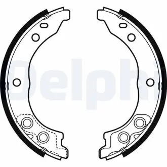 Барабанные(тормозные) колодки Delphi LS1962