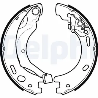 Барабанні(тормозні) колодки Delphi LS1997