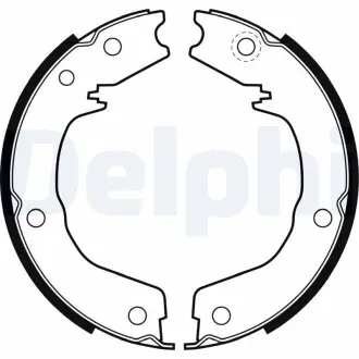Тормозные колодки ручного тормоза Delphi LS2007