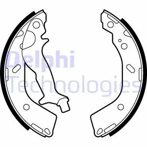 Тормозные колодки, барабанные Delphi LS2027