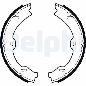 Тормозные колодки ручного тормоза Delphi LS2040