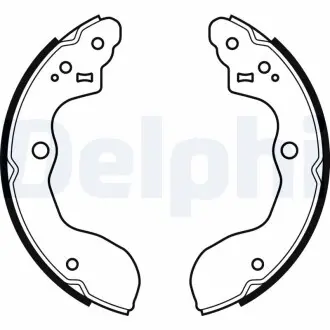 Тормозная колодка Delphi LS2071