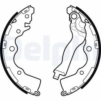 Барабанные тормозные колодки Delphi LS2110