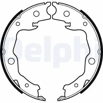 Барабанні гальмівні колодки Delphi LS2116