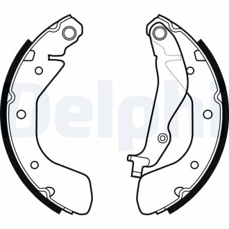 Тормозные колодки, барабанные Delphi LS2134