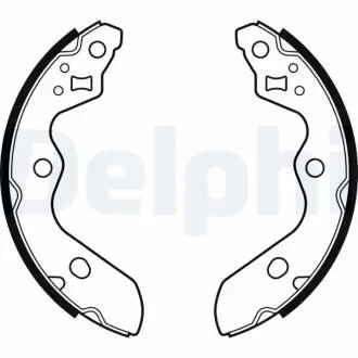 Гальмівна колодка SUZUKI IGNIS III, SWIFT V 1.0-1.4H 10.16- Delphi LS2156