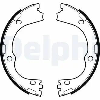 Колодки тормозные, барабанные Delphi LS2166