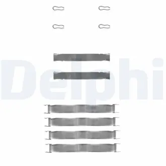 Тормозные колодки (монтажный набор) Delphi LX0019 (фото 1)