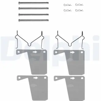 Тормозные колодки (монтажный набор) Delphi LX0028