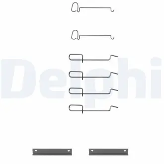 Ремкомплект тормозных колодок Delphi LX0080