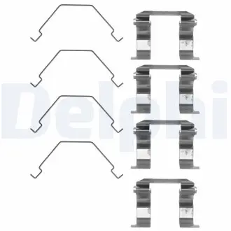 Ремкомплект тормозных колодок Delphi LX0159