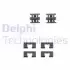 Ремкомплект гальмівних колодок Delphi LX0196 (фото 1)