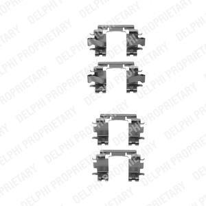 Монтажный набор тормозной колодки Delphi LX0298